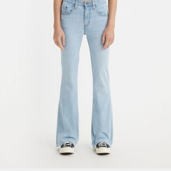 Levis 726 High Rise Flare Jeans - Picture 6 of 9